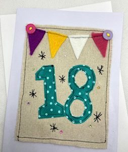 Handmade 18, 21, 30, 40, 50, 60, 70, 80, 90 age cards. Unique happy birthday cards that are lovely as a keepsake afterwards.